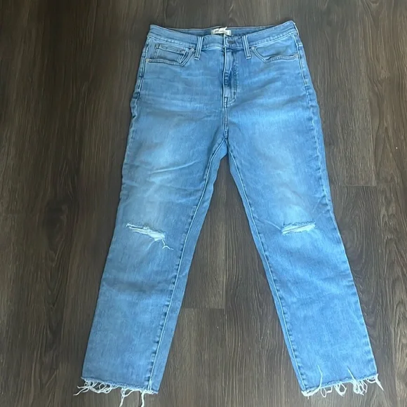 Madewell High Rise Slim Crop Boyjean Sz 30 - Picture 1 of 7